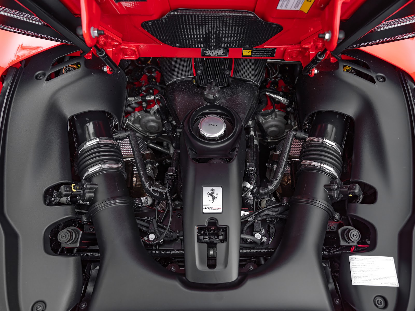 Ferrari 488 Pista Spider - Bring a Trailer Listing (Interior)